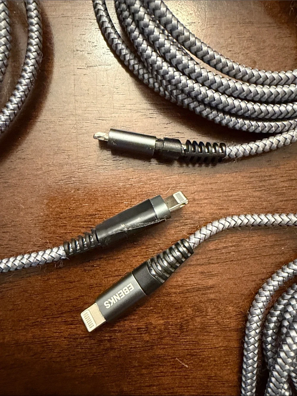 Braided USB-C Charging Cables - Gray for Iphone